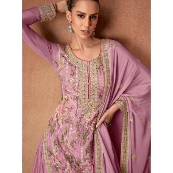 REAL CHINON SALWAR SUIT - Picture 6 of 12